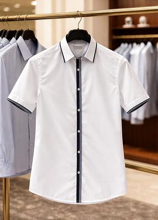 Сорочка біла  чоловіча zara polo marks spencer