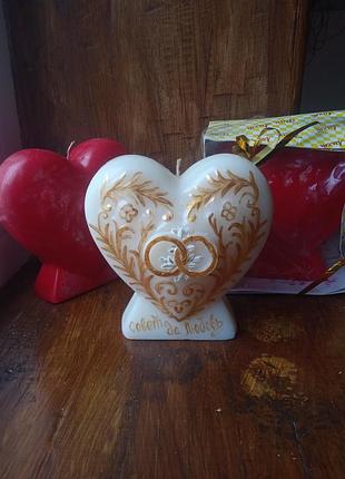 Свічка сердечко