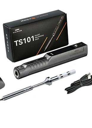 Программируемый паяльник miniware ts101 65вт с питанием usb-c power delivery 3