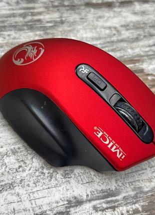 Беспроводная игровая мышь imice g-1800 silent, тихая, эргономичная, 2000 dpi