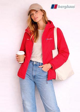 Женская двусторонняя куртка розовый черный цвет berghaus s