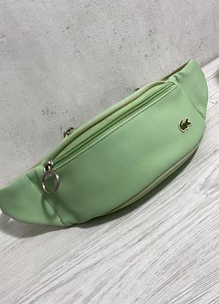 Сумка на пояс бананка lacoste