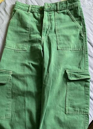 Продам джинси pull & bear зелені💚 3