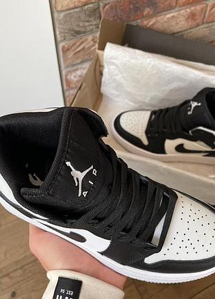 Air jordan retro1 black white grey 2