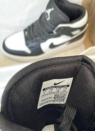 Air jordan retro1 black white grey 8