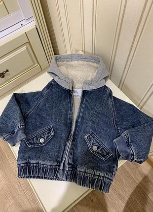 Джинсова куртка zara