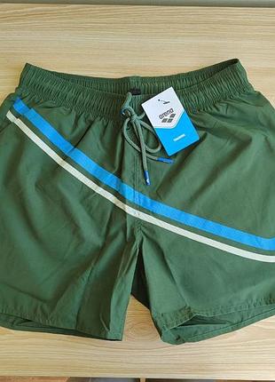 Мужские пляжные шорты arena m sportive boxer wood green-turquoise