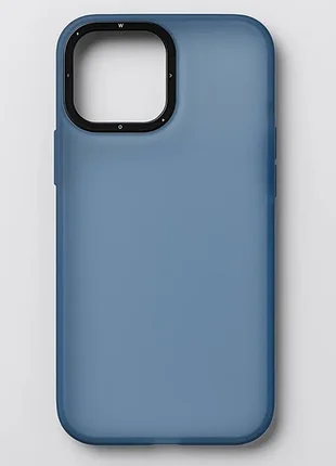 Чохол frosted case iphone 14 pro max (blue)