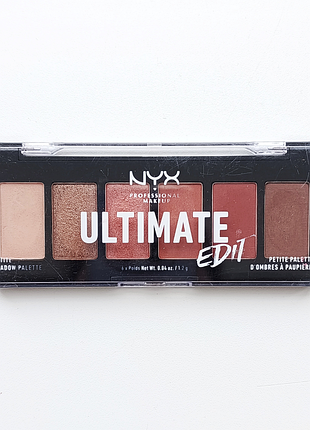 Палетка тіней nyx ultimate edit petite shadow palette