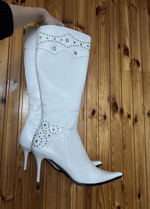 Шкіряні чоботи 👢 вінтаж ✨