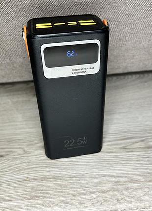 Powerbank 40000маг pd 22.5w black с фонариком