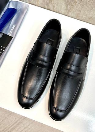 Чоловічі шкіряні туфлі zegna
