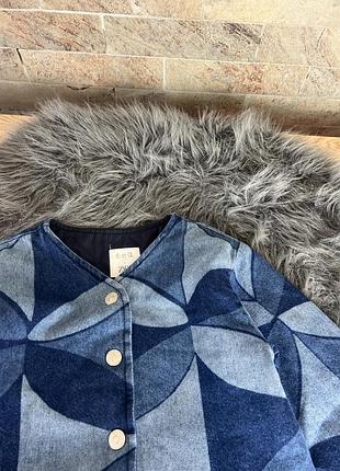 Джинсова курточка zara 2