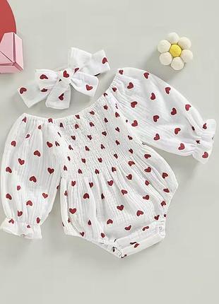 Боді в сердечка для малюків
