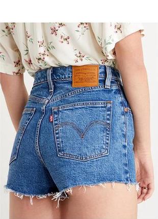 Жіночі джинсові шорти levis 501 розміру 28 original cut off jive stonewash blue