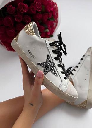 Кросівки new gg super-star classic gold  •  китай • шкіра