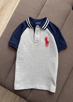 Polo ralph lauren дитяча футболка поло на хлопчика 6 р оригінал