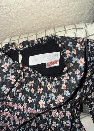 Платье zara 4-5 3