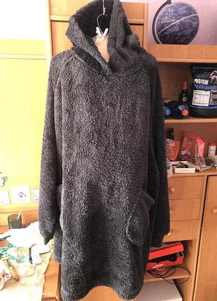 Меховушка, плюшева туника, кофта, худи, 2xl. bedsure