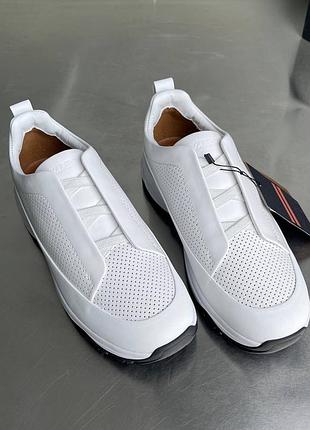 Чоловічі шкіряні кросівки zegna