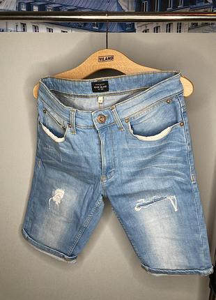 Джинсовые шорты river island с рваными деталями 3