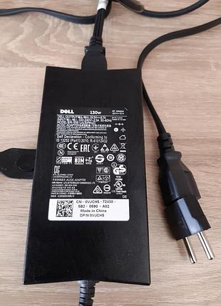 Dell 19.5v 6.7a 130 w (7.4*5.0) оригинальный блок питания с кабелем.