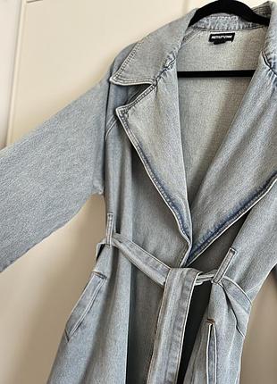 Джинсовий тренч