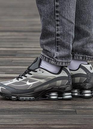 👟 кроссовки nike shox tl balck grey / наложка bs👟