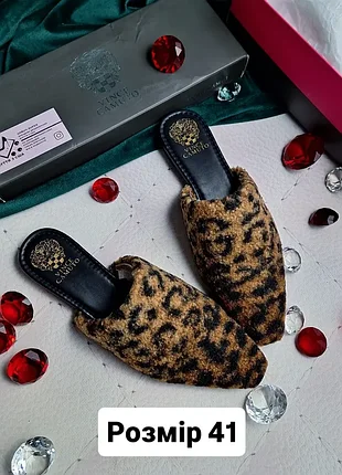 Vince camuto оригінал хутряні мюлі