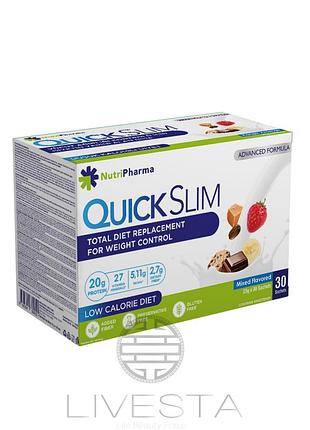 Коктейль quick slim "микс вкусов", 30 саше по 23 г