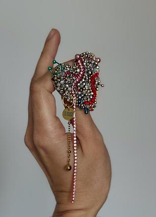 Брошка серце 4