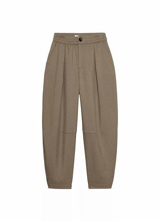Штани zara carrot 3 еластичним поясом