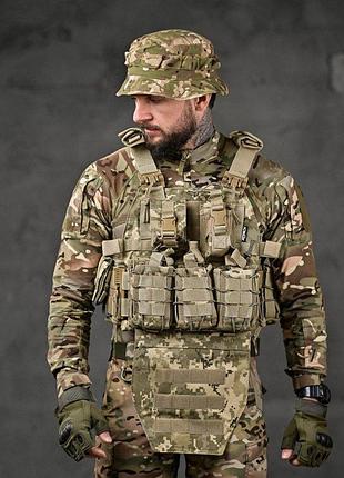 Плитоноска 4 быстрых сброса cordura пиксель вт7930