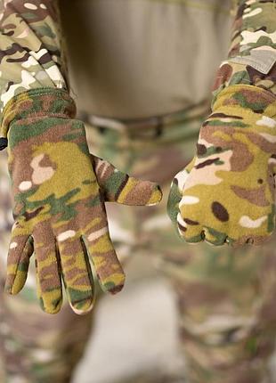 Рукавички флісові мультикам вт5409 3