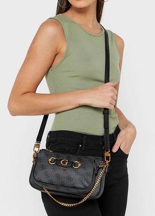 Сумка guess izzy double pouch оригінал 4