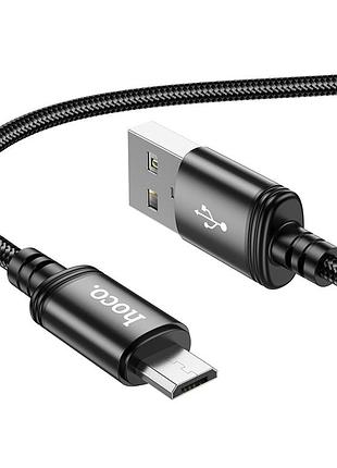 Кабель usb hoco x89 wind micro 2.4a чорний