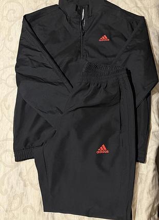 Чоловічий костюм чорний adidas