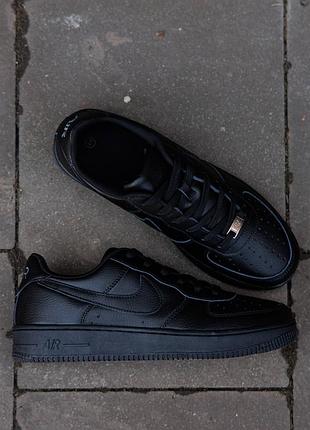 Nike air force 1 low ‘07 black edition 4