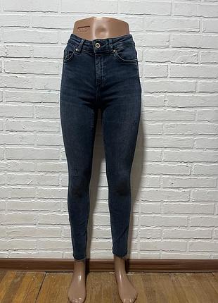Джинси жіночі синього кольору гарні skinny завужені від only