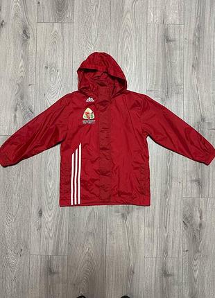 Adidas ветро- и влагозащитная куртка, ветровка, дождевик 140-146 см на 10-12 лет