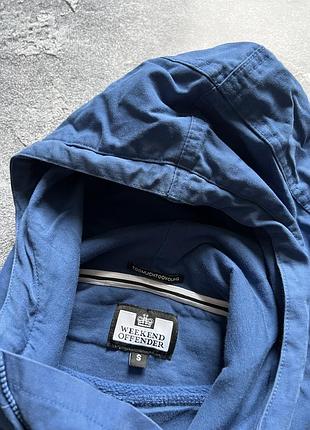 Худи кофта с капюшоном weekend offender викенд офендер патч логотип биг лого большой логотип s m 8