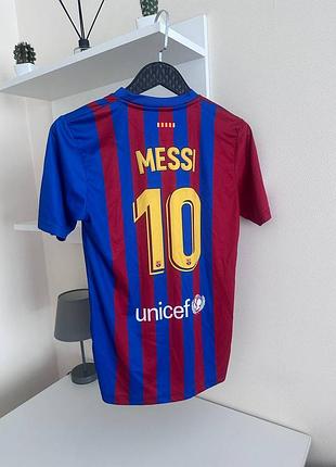 Футбольна футболка messi барселона 176 см (s)
