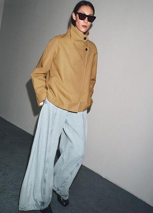 Плащ тренч zara 2