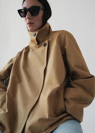 Плащ тренч zara 3