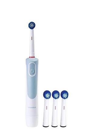 🪥 электрическая зубная щетка nevadent professional care + 4 насадки и батарейки ✨