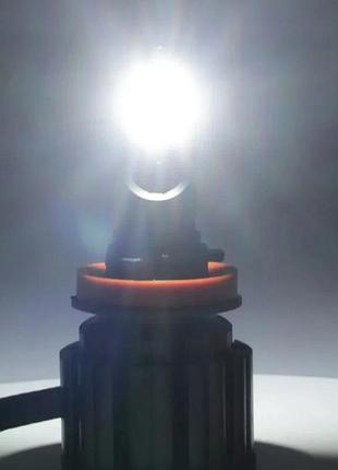 Комплект автомобільних led ламп c6 headlight, 36w, 3800 lm, 6000k, тип цоколя h11
