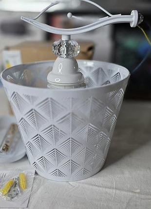 Підвісний стельовий led світильник, 12–30w, 3000k–6500k, на тросі, сучасне освітлення