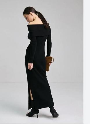 Максі сукня з відкритими плечами і розміром h&m