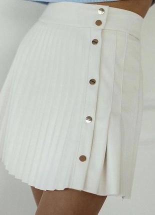 Шикарна юбка з еко шкіри4 фото