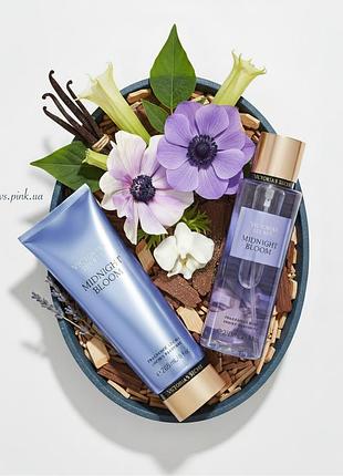 Набір victoria’s secret midnight bloom оригінал парфумований спрей та лосьйон для тіла вікторія сікрет вс vs